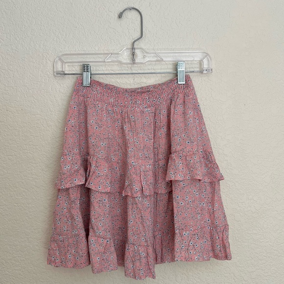 Women's Princess Polly Blush Pink Floral Susanna Two Piece Set Blouse Top Skirt - Picture 4 of 8